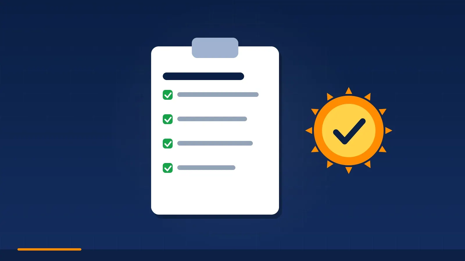 Illustration of a vetting checklist and verified badge showing how Austin plumbing pros are screened